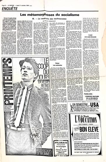 Les métamorphoses du socialisme : La revanche des technocrates