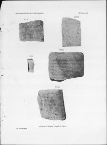 Reprint of an article by Steven Bowman “A Corpus of Hebrew Epitaphs in Patras”