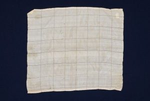 White linen rectangular.