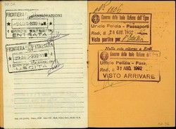 Italian Passport No.83, of Rachel, Saal, Rhodes, 27 June 1932.