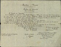 Veterinarian Diploma, handwritten, of Elias Kofinas, Paris (Alfort) 1927