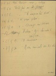 Listings (10) for his archive and relevant notes by Isaac D