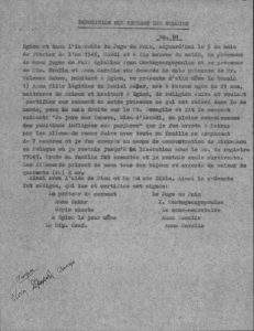 Correspondence and documents of the J