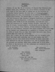 Correspondence and documents of the J