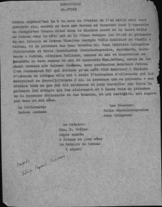Correspondence and documents of the J