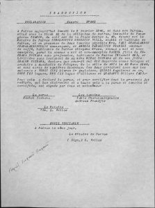 Correspondence and documents of the J