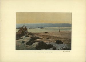 Photo-engraving of the Dead Sea