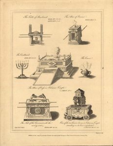 Drawings of religious artifacts.