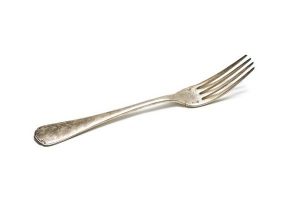 Silver fork.