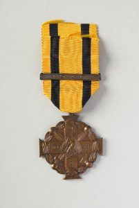 Medal of exceptional deeds awarded to Elias Kofinas.