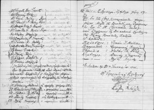 A notebook, titled “Book of Community Elections 1946 - ”