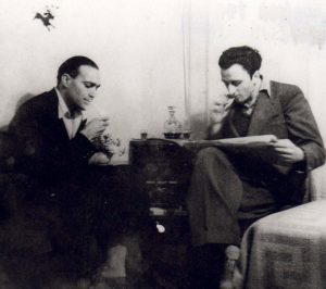 Noulis Vital (left) with Sam Levy