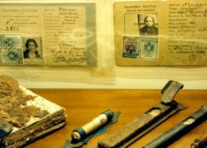 False ID cards, a destroyed prayer book and mezuzot, testimonies of the Holocaust in Greece.