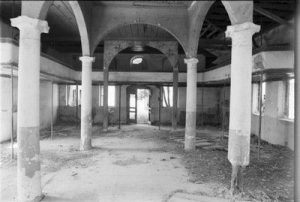 The Synagogue of Didimoticho, interior, from Aron toward main entrance.