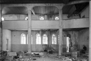 The Synagogue of Xanthi, view of the interior.
