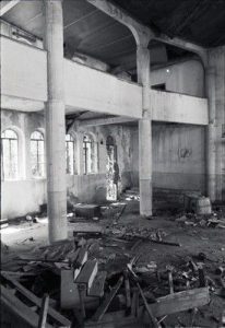 The Synagogue of Xanthi, view of the interior.