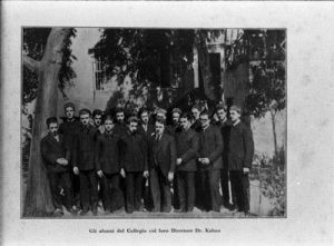 The Pupils of the College and their Director, Dr