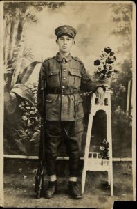 Solomon Solomon in uniform.