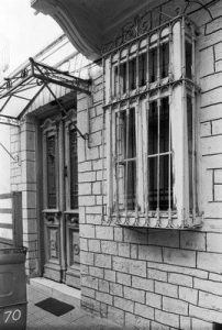 Yosef Elias st., detail from a window and a door, Ioannina