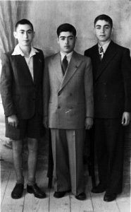 Avraam, Elias and Ermandos Mordos, Zakynthos, 1949.