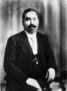 Jacob Ganis, president of the Jewish Community of Arta, Arta, ca. 1918.