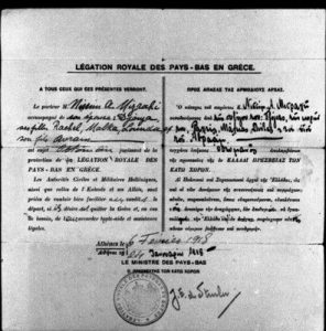 Greek Identification Card with photographs of Mr