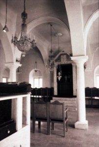 The Synagogue of Chalkis, view of the interior.