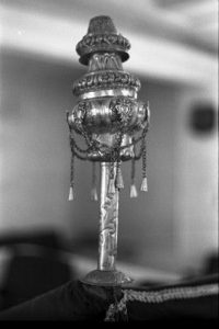 The Synagogue of Volos, view of the interior, detail from a Rimon.