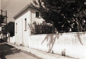 The Synagogue of Volos, view of the exterior from Mouseas street (W).