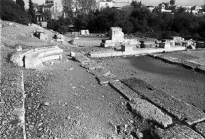 Possible synagogue foundation in Athenian Agora.(N)