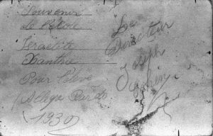 Back of : Photograph of 