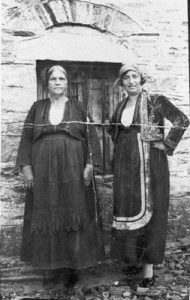 Photograph of two women in traditional costumes, Komotini, 1923.