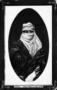 Jewess from Constantinople, wearing Yasmak and Fereje.