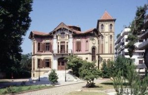 Villa Capantsi, 108 Vasilissis Olgas ave., Thessaloniki, now Pinakothiki Ethnikis Trapezis (Gallery of the National Bank of Greece).