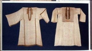 Linen female chemises of bridal costume from Ioannina.
