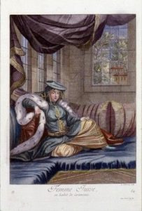 Lithograph, Jewess in Constantinople, Constantinople, artist : N. Ferriol.