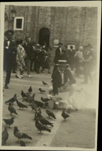E. Kofinas in the Piaza San Marco, Venice.