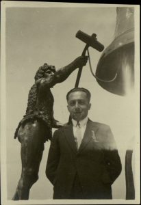 E. Kofinas in the Piaza San Marco, Venice.