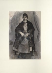 Seated rabbi