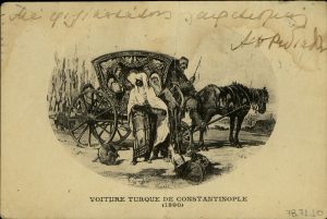 Turkish transportation mean from Constantinople.