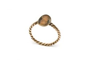 Gold wired ring