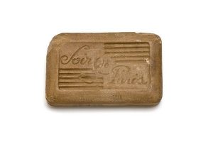 Inscribed brand 'Soir de Paris', from Concentration camp.