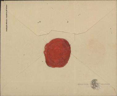 Νικόλαος Αριστάρχης προς Κων. Οικονόμο.