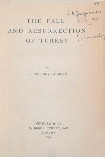 The fall and resurrection of Turkey