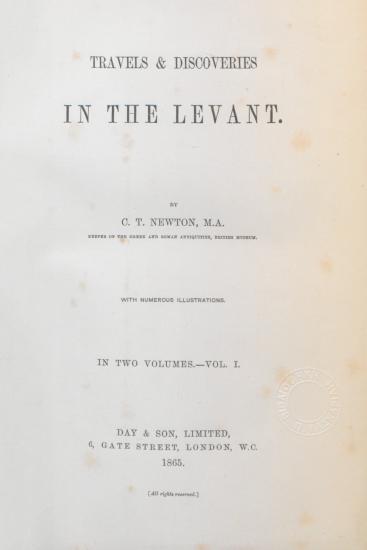 Travels & discoveries in the Levant