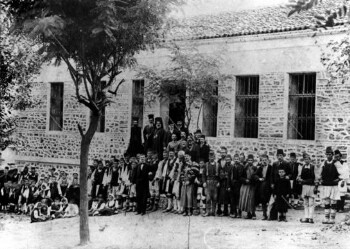Greek school, Bukovo near Bitola, 1905