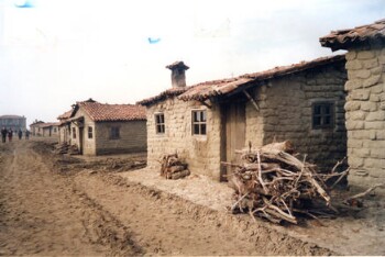 Σπίτια με άψητα τούβλα, 1895