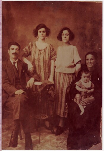 Μέλη της οικογένειας Παλάση το 1928
