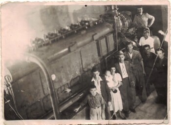 At the electricity Power factory of Edessa in 1948