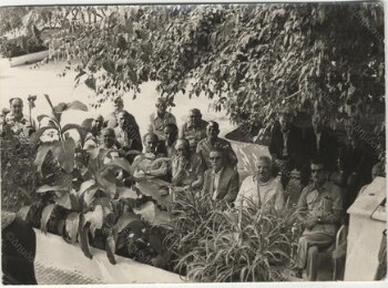 Wartime injured people during their holidays at Methana Peloponnisos